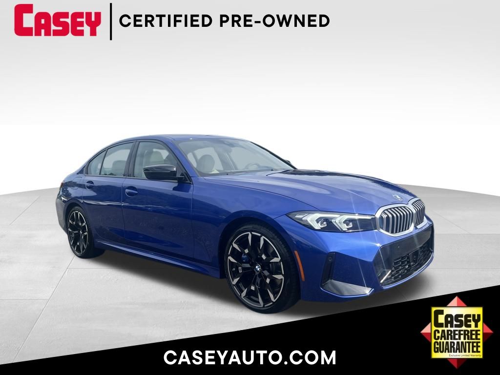 Portimao Blue Metallic 2025 BMW 3 Series Sedan Rear-Wheel Drive 8-Speed Automatic