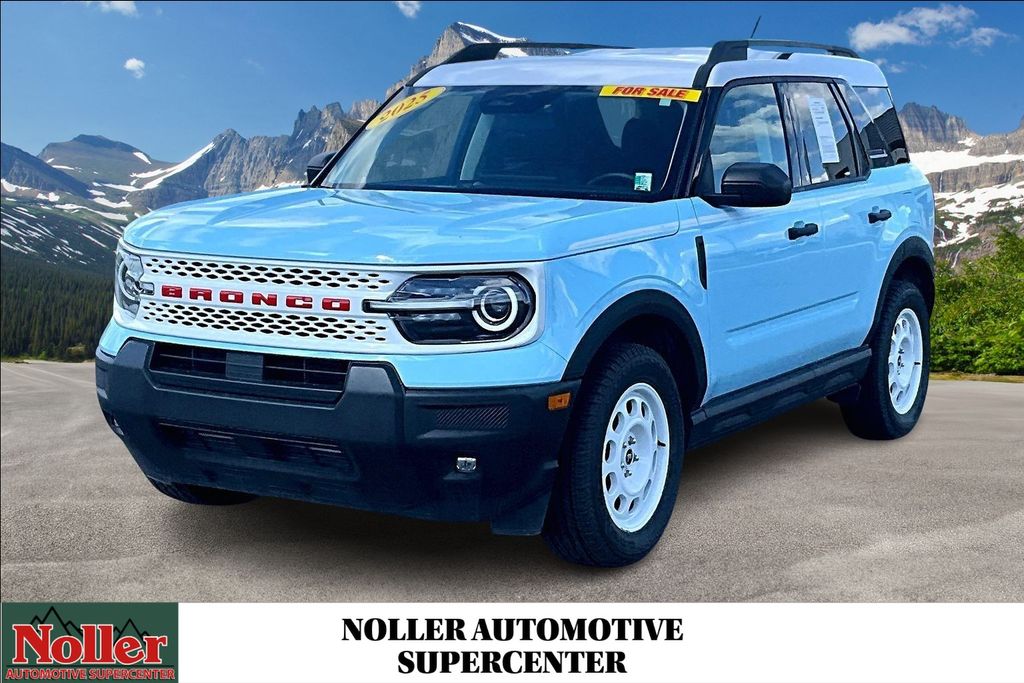 Blue 2025 Ford Bronco Sport SUV / Crossover All-Wheel Drive 8-Speed Automatic
