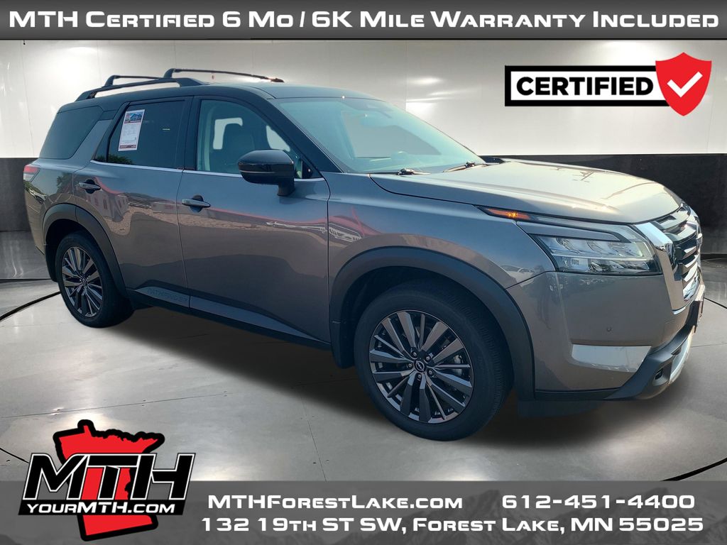Gun Metallic/Super Black 2024 Nissan Pathfinder SUV / Crossover All-Wheel Drive 9-Speed Automatic