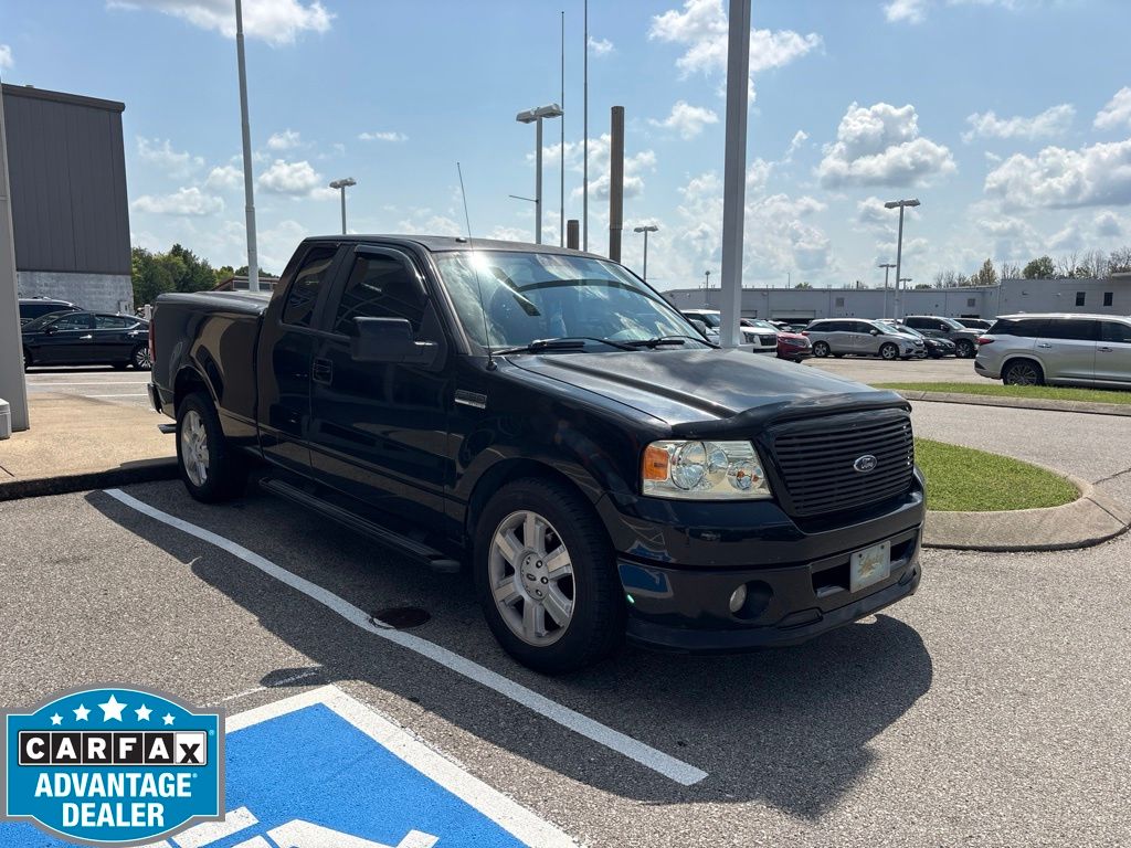 Black 2007 Ford F-150 Pickup Truck Rear-Wheel Drive 4-Speed Automatic Overdrive