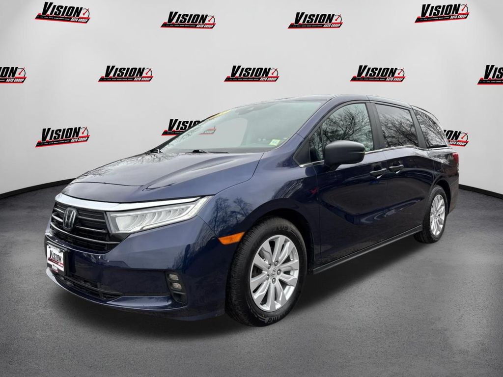 Black (Obsidian Blue Pearl) 2022 Honda Odyssey LX FWD Minivan Front-Wheel Drive Automatic