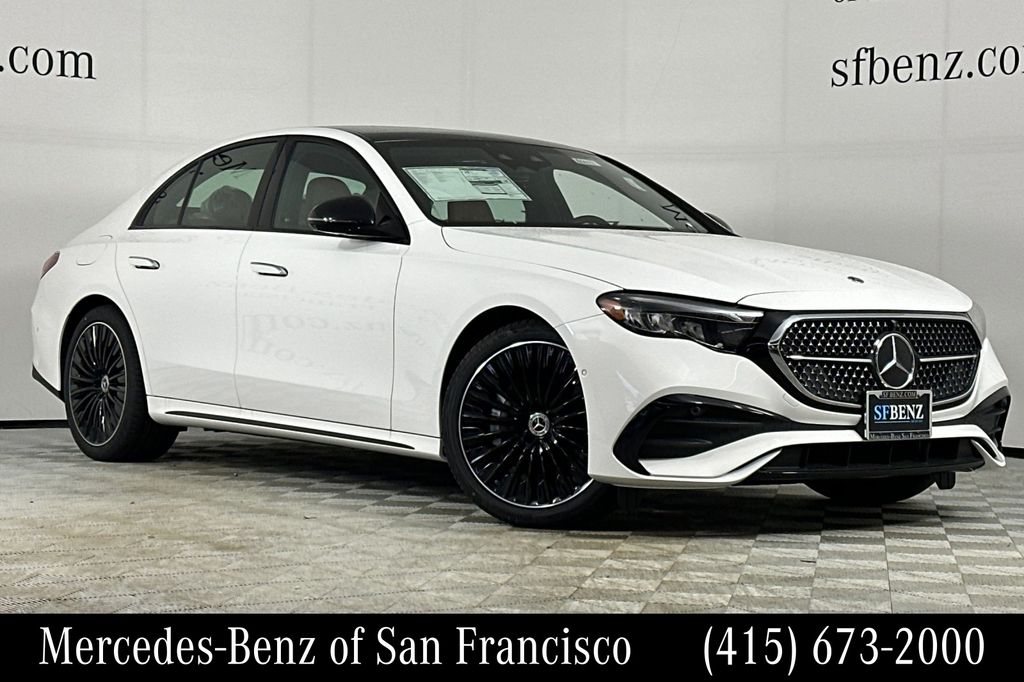 Polar White 2026 Mercedes-Benz E-Class Sedan All-Wheel Drive 9-Speed Automatic
