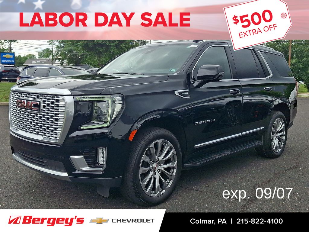 Onyx Black 2023 GMC Yukon SUV / Crossover Four-Wheel Drive