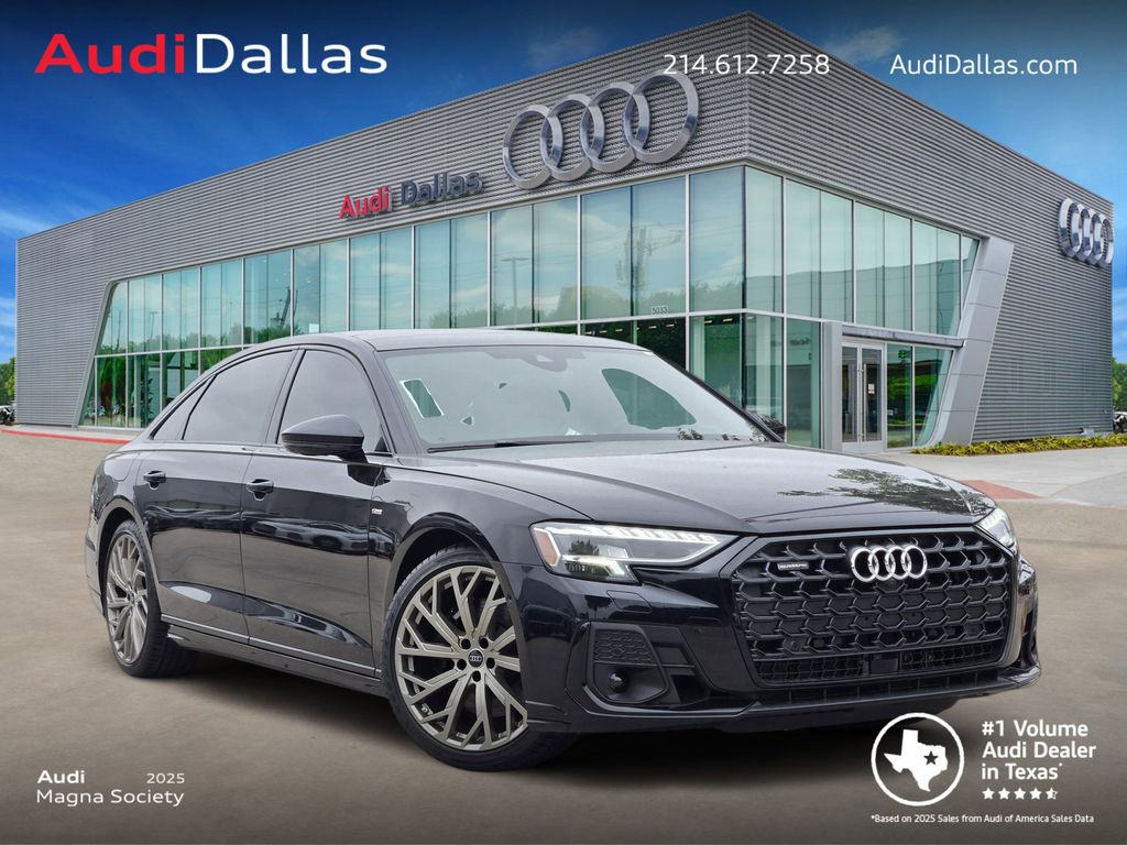 Black 2026 Audi A8 L quattro 55 TFSI Sedan All-Wheel Drive 8-Speed Automatic