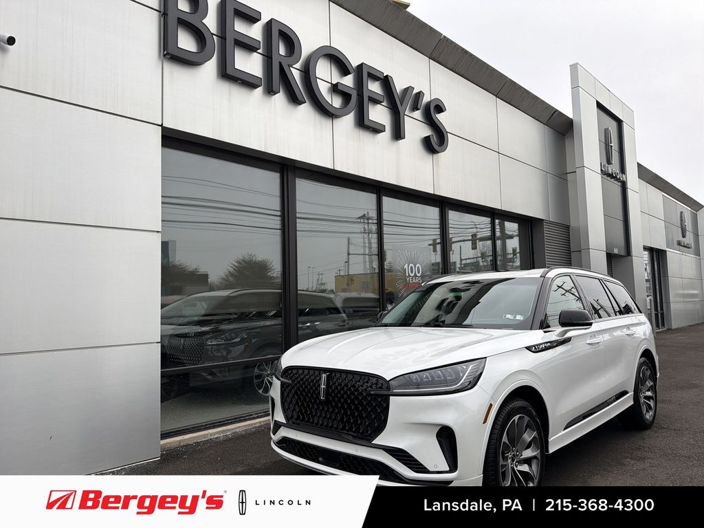 Pristine White Metallic Tri-Coat 2025 Lincoln Aviator SUV / Crossover All-Wheel Drive Automatic