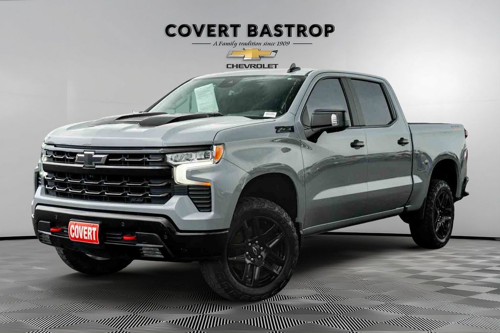 Slate Gray Metallic 2024 Chevrolet Silverado 1500 Pickup Truck Four-Wheel Drive Automatic
