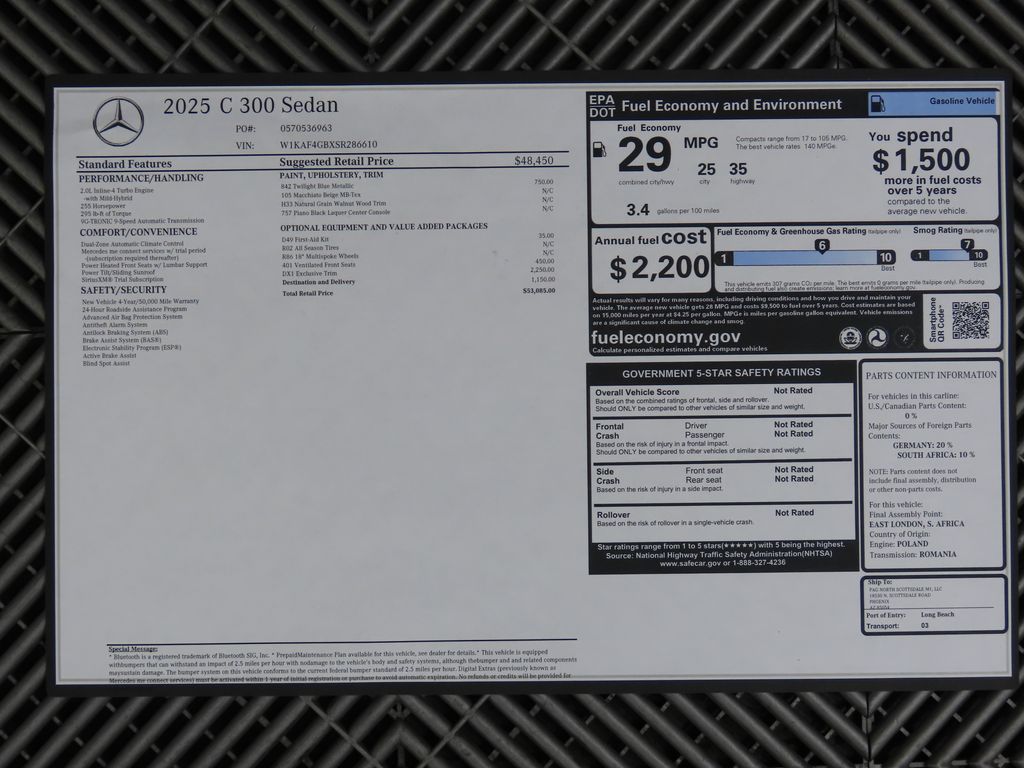 Thumbnail: 2025 Mercedes-Benz C-Class - 9