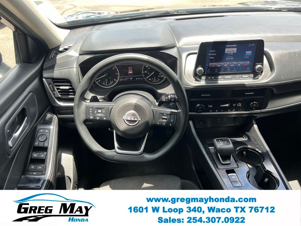 2024 Nissan Rogue SV Black at Greg May Honda