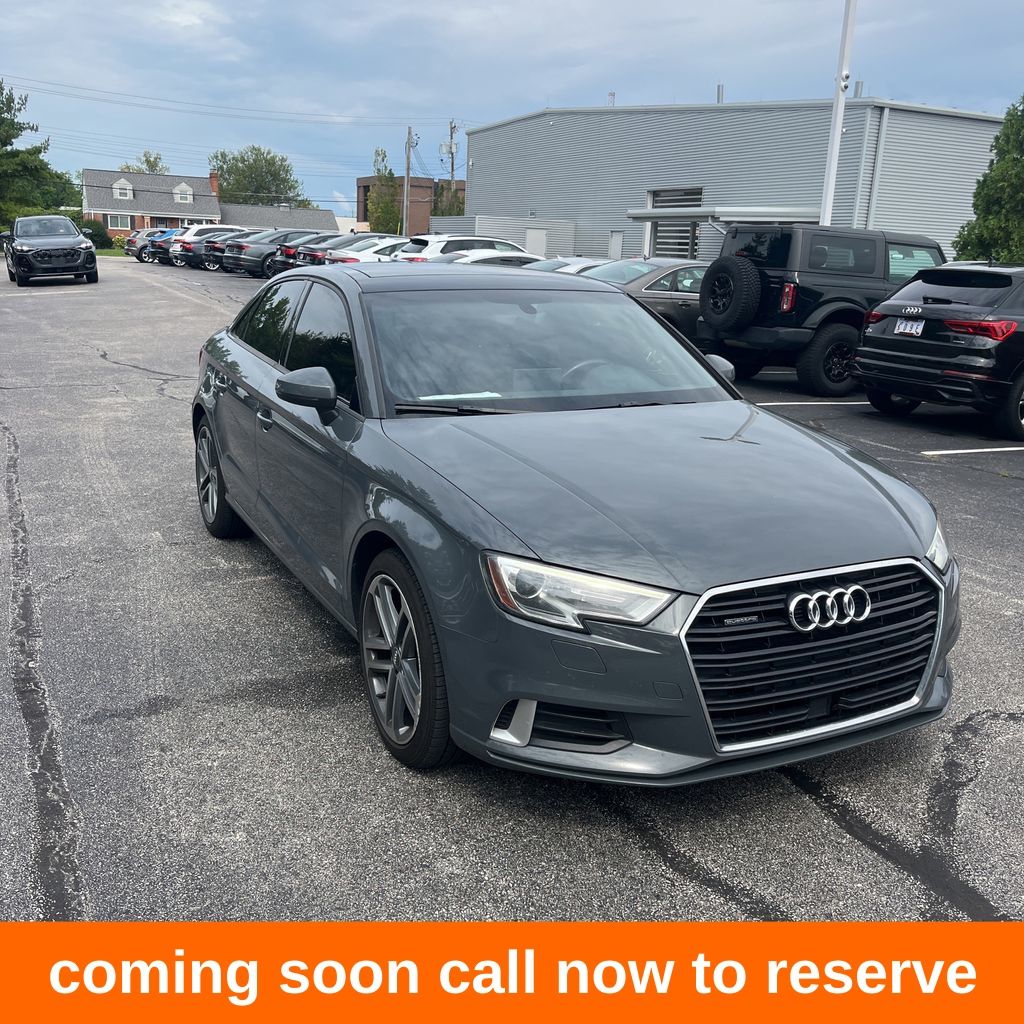 Gray Metallic 2018 Audi A3 Sedan All-Wheel Drive 6-Speed Automatic