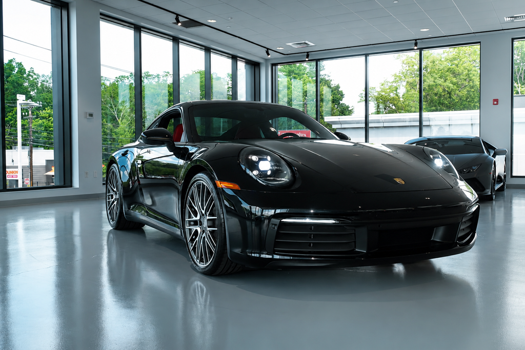 Black 2024 Porsche 911 Carrera Coupe RWD Coupe Rear-Wheel Drive 8-Speed Automatic