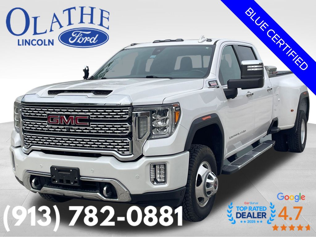 White Frost Tricoat 2020 GMC Sierra 3500HD Pickup Truck Four-Wheel Drive Automatic