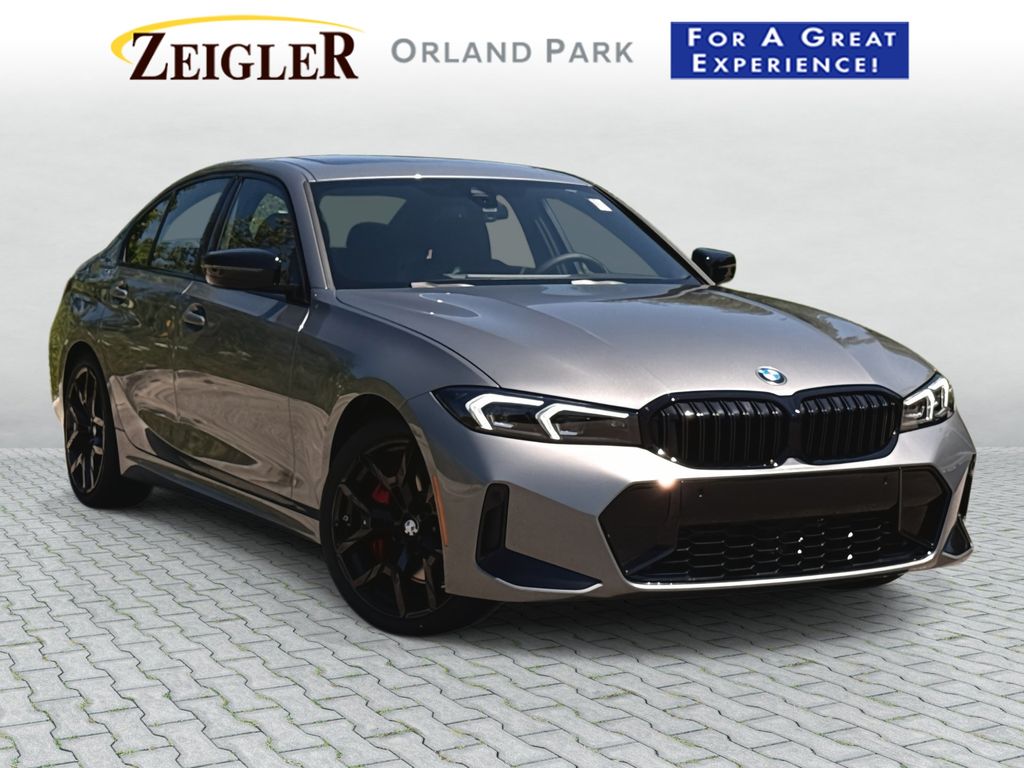 Gray (Skyscraper Grey Metallic) 2026 BMW 3 Series Sedan All-Wheel Drive 8-Speed Automatic