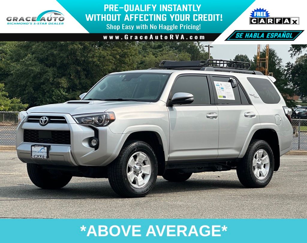 Classic Silver Metallic 2023 Toyota 4Runner SUV / Crossover Four-Wheel Drive 5-Speed Automatic