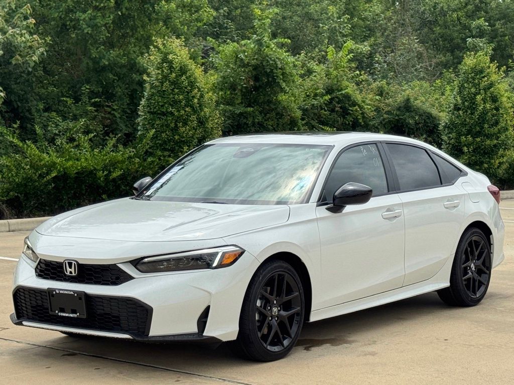 2026 Honda Civic Hybrid Sport White at Community Honda