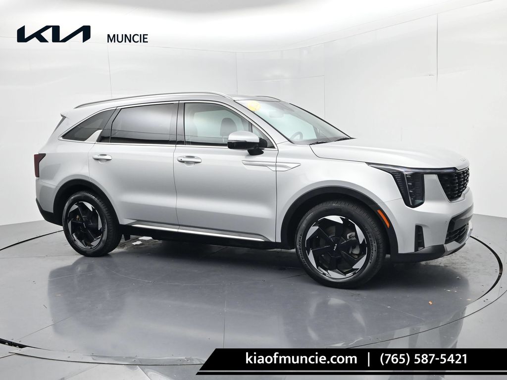 Silky Silver 2025 Kia Sorento Hybrid SUV / Crossover All-Wheel Drive 6-Speed Automatic