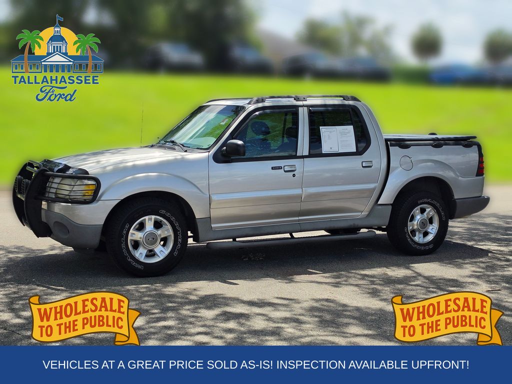 Silver Birch Clearcoat Metallic 2003 Ford Explorer Sport Trac Pickup Truck Rear-Wheel Drive 5-Speed Automatic