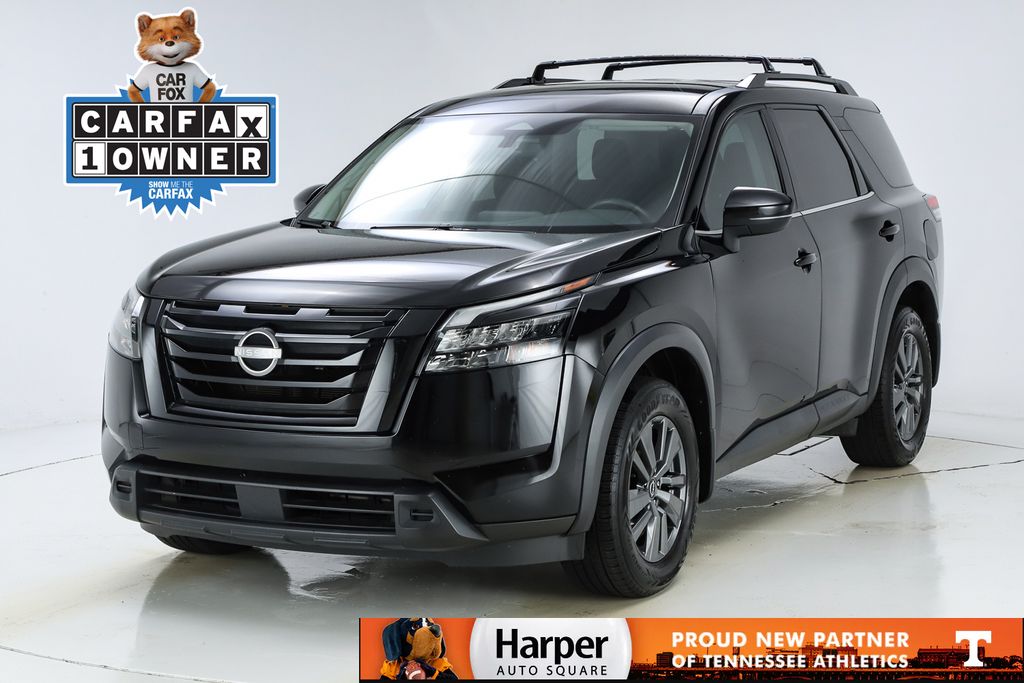 Super Black 2023 Nissan Pathfinder SV FWD SUV / Crossover Front-Wheel Drive 9-Speed Automatic