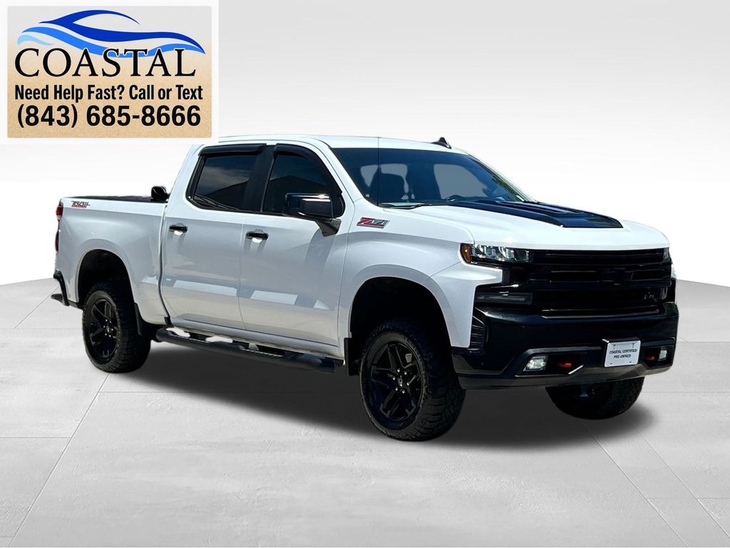 2021 Chevrolet Silverado 1500 LT Trail Boss White at Bob Mills Chevrolet