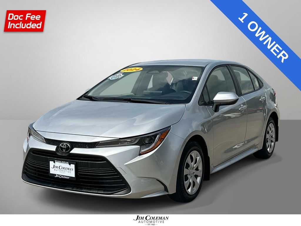 Classic Silver Metallic 2024 Toyota Corolla Sedan Front-Wheel Drive Continuously Variable Transmission