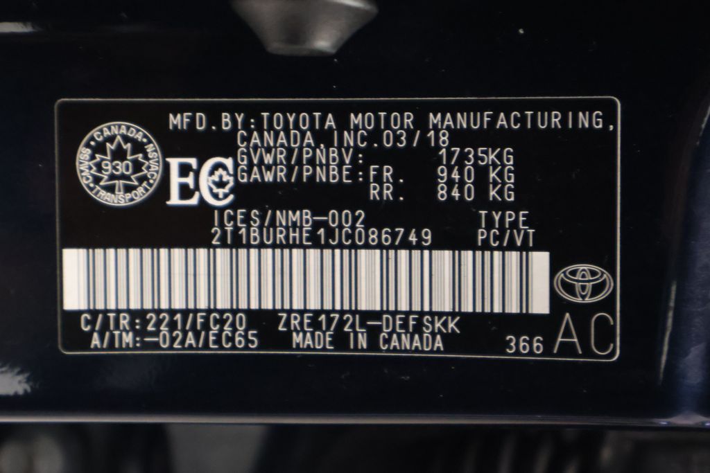 Thumbnail: 2018 Toyota Corolla - 17