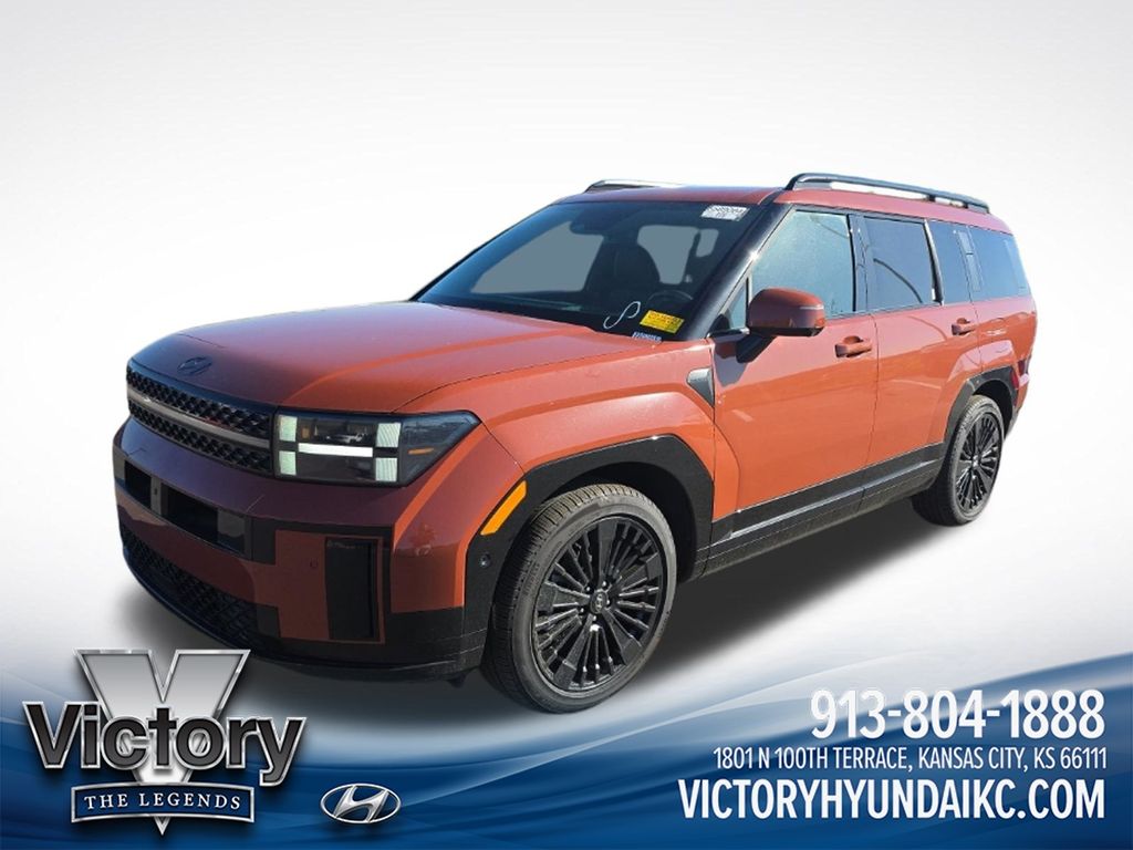 Terracotta Orange 2025 Hyundai Santa Fe Hybrid SUV / Crossover Front-Wheel Drive 6-Speed Automatic