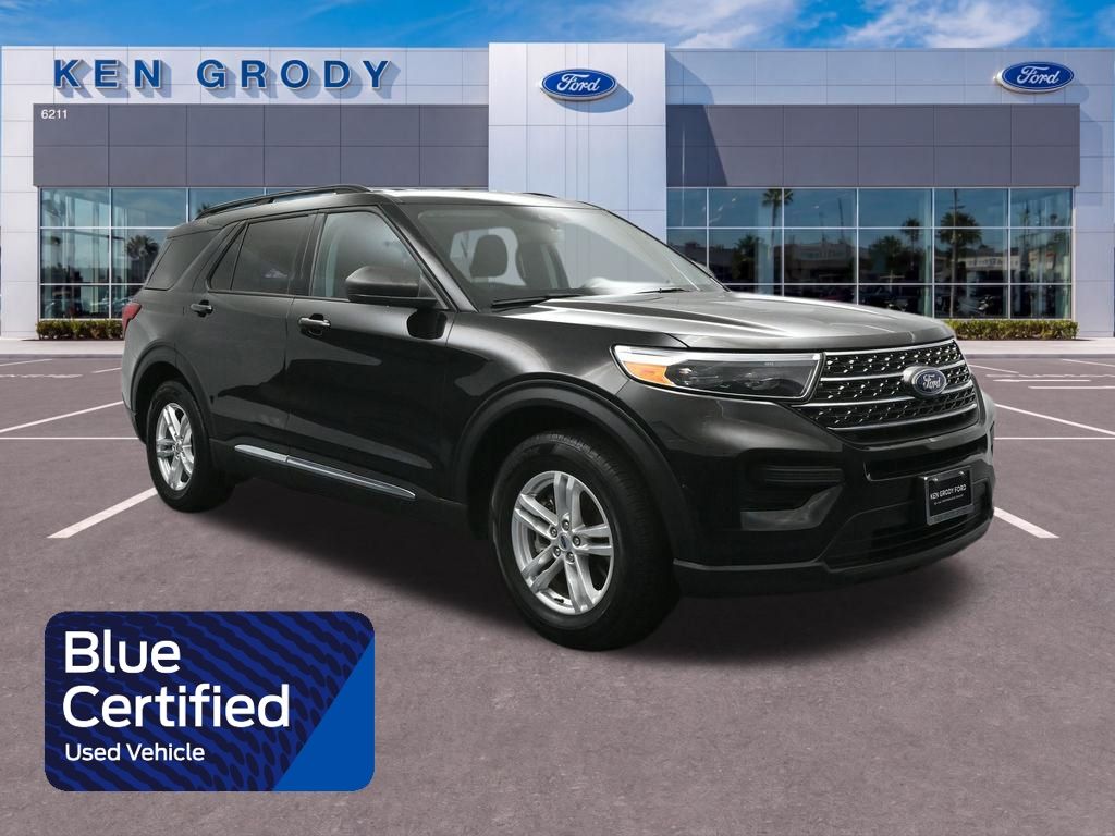 Agate Black Metallic 2023 Ford Explorer SUV / Crossover Rear-Wheel Drive Automatic