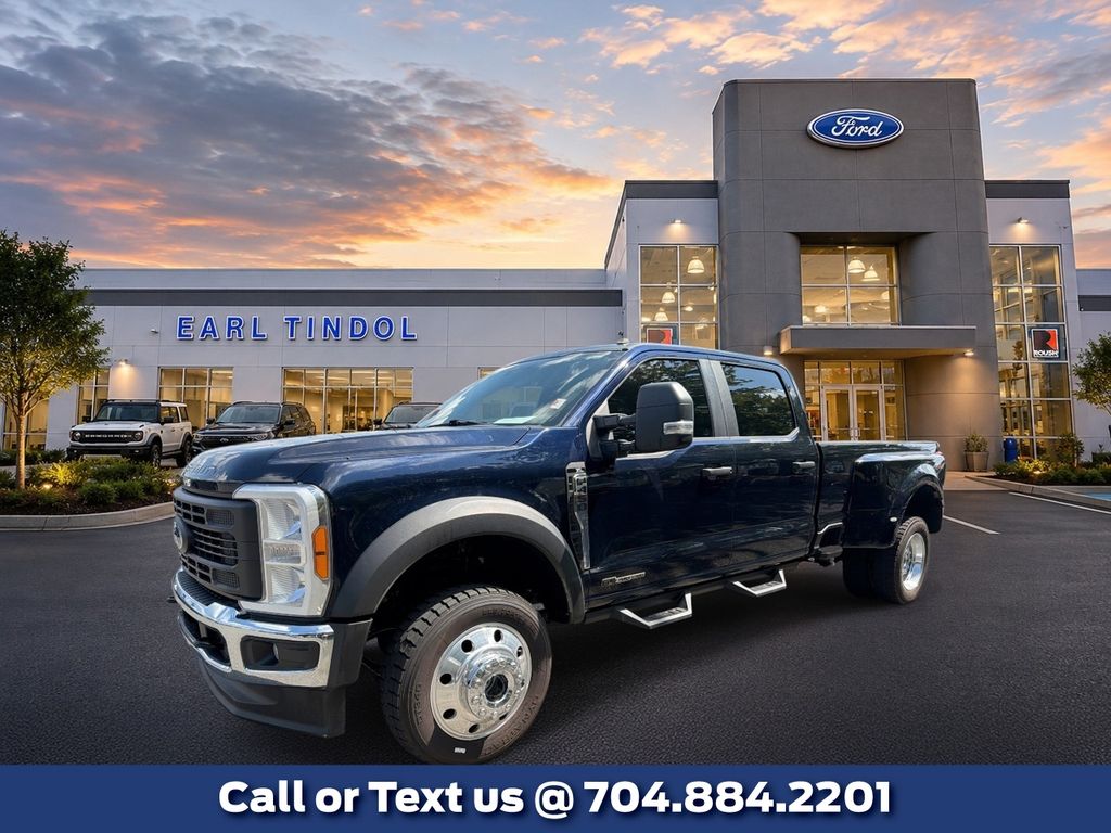 Blue Metallic 2023 Ford F-450 Super Duty Pickup Truck Four-Wheel Drive Automatic