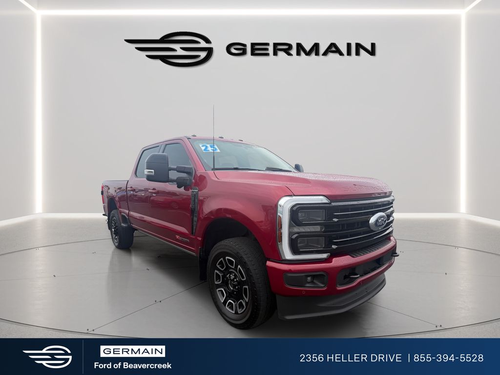 Used 2025 Red Ford Platinum image 2