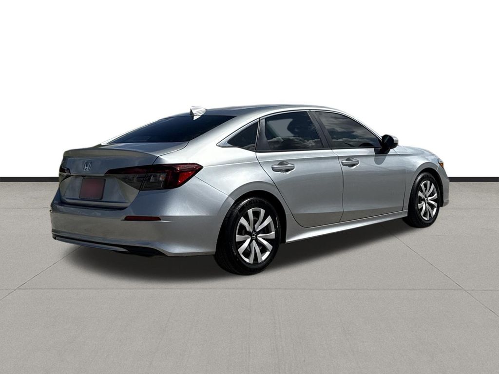 2025 Honda Civic LX Silver at Community Honda