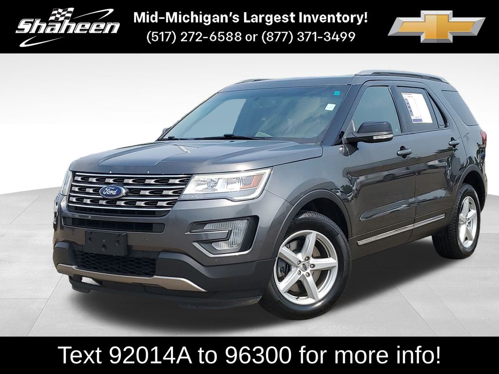 Gray (Magnetic Metallic) 2017 Ford Explorer SUV / Crossover All-Wheel Drive 6-Speed Automatic