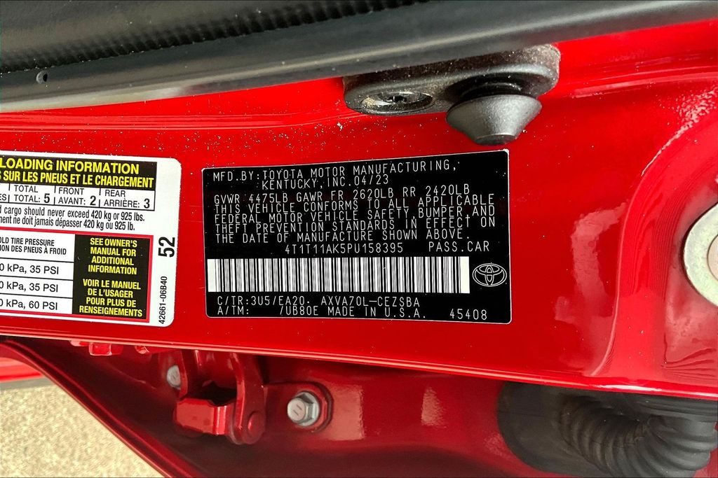 2023 Toyota Camry SE Red at Don McGill Toyota