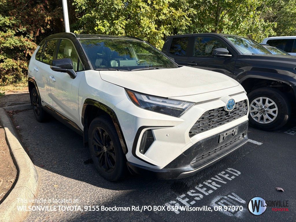 Midnight Black Metallic 2024 Toyota RAV4 Hybrid SUV / Crossover All-Wheel Drive Continuously Variable Transmission