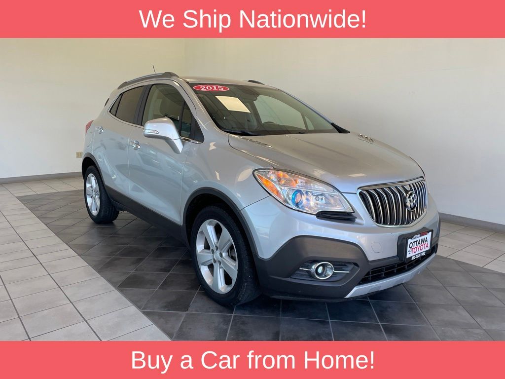Quicksilver Metallic 2015 Buick Encore SUV / Crossover Front-Wheel Drive 6-Speed Automatic Overdrive