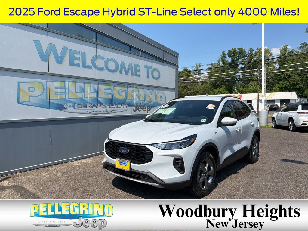 Silver Metallic 2025 Ford Escape Hybrid ST-Line Select AWD SUV / Crossover All-Wheel Drive Continuously Variable Transmission