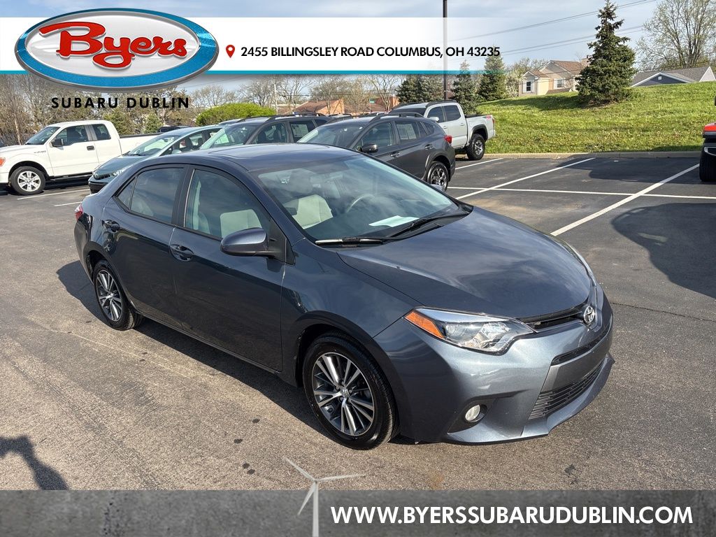 Slate Metallic 2016 Toyota Corolla LE Plus Sedan Front-Wheel Drive Continuously Variable Transmission