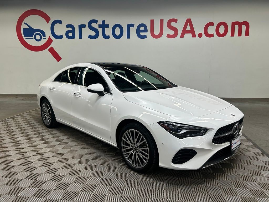 Black 2025 Mercedes-Benz CLA Coupe Front-Wheel Drive 8-Speed Dual Clutch