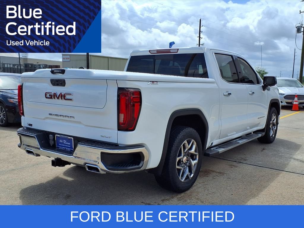 2022 GMC Sierra 1500 SLT White at Classic Chevrolet Galveston