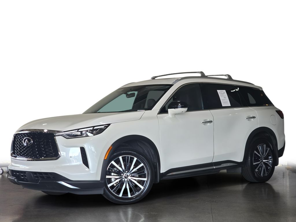 Majestic White 2024 INFINITI QX60 SUV / Crossover All-Wheel Drive 9-Speed Automatic