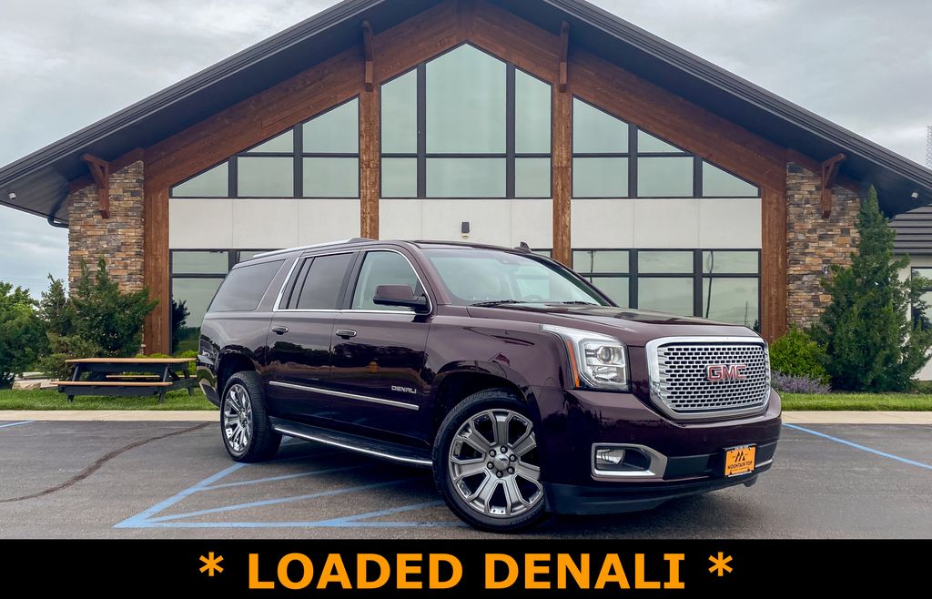Black Cherry Metallic 2017 GMC Yukon XL Denali 4WD SUV / Crossover Four-Wheel Drive 8-Speed Automatic Overdrive