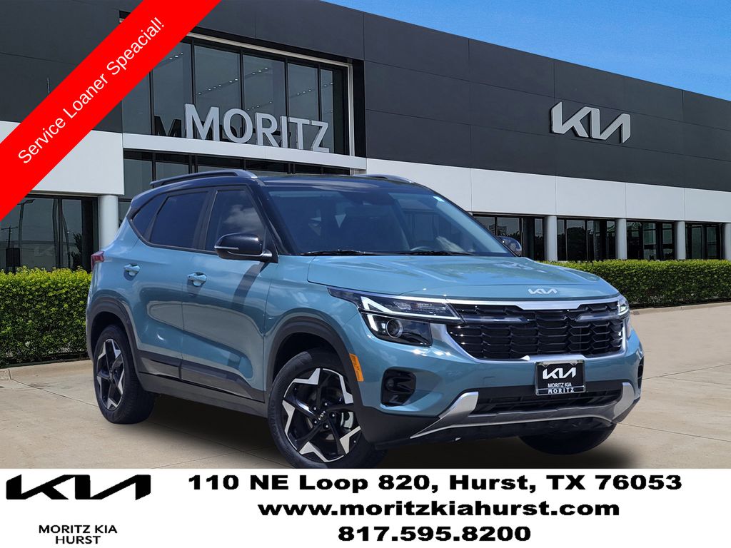 Blue / Black 2026 Kia Seltos S FWD SUV / Crossover Front-Wheel Drive Continuously Variable Transmission