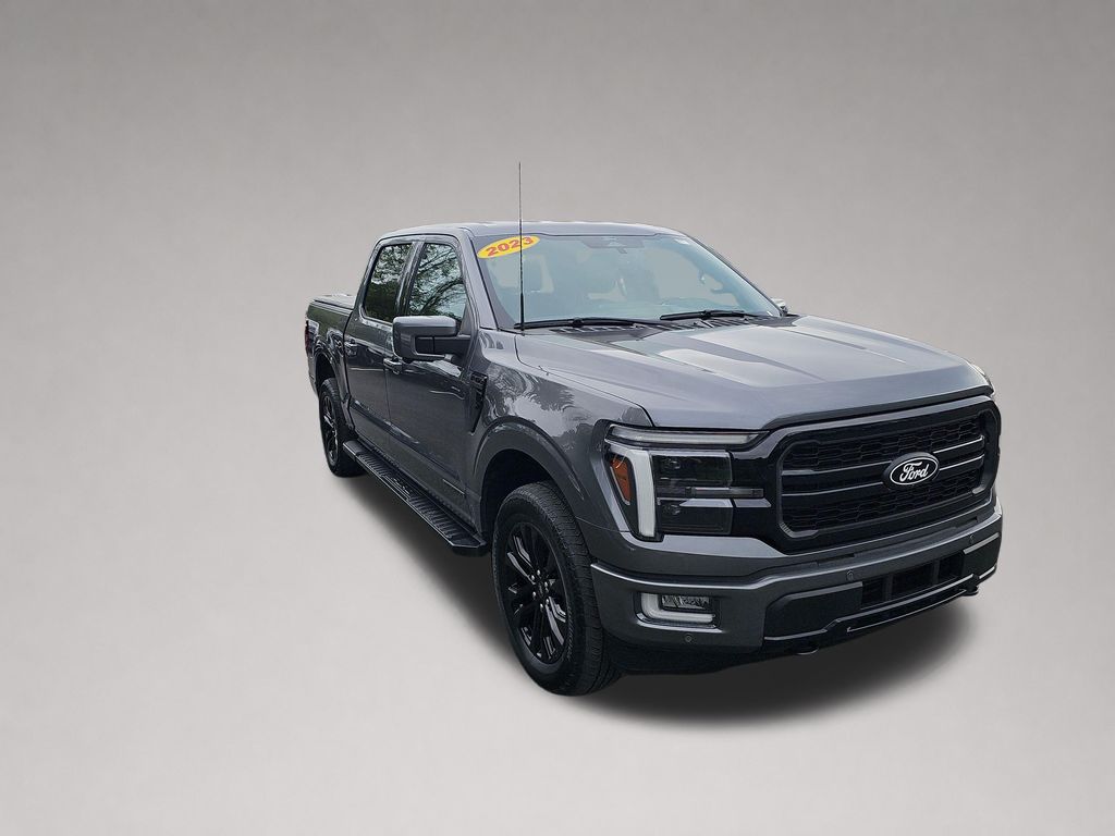 Gray Metallic 2024 Ford F-150 Pickup Truck Four-Wheel Drive Automatic