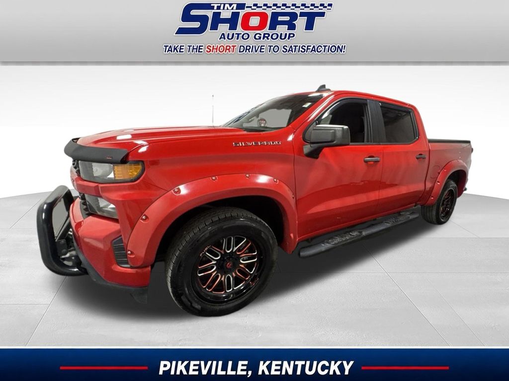 Red Hot 2021 Chevrolet Silverado 1500 Pickup Truck Four-Wheel Drive 8-Speed Automatic