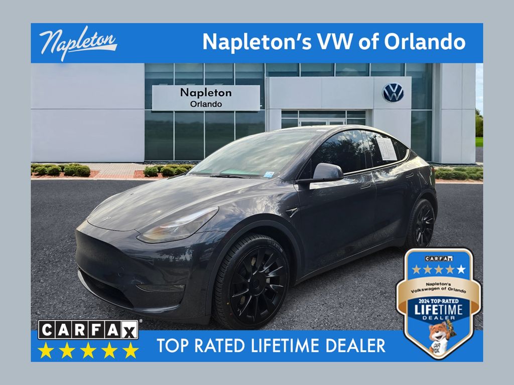 Gray 2024 Tesla Model Y Long Range AWD SUV / Crossover All-Wheel Drive 1-Speed Automatic