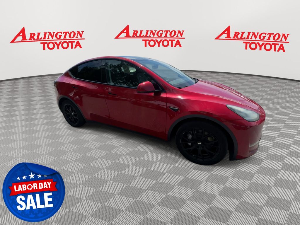 Used 2021 Tesla Model Y Long Range with VIN 5YJYGAEE7MF207081 for sale in Jacksonville, FL
