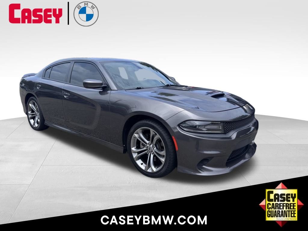 Gray (Granite Pearlcoat) 2021 Dodge Charger Sedan Rear-Wheel Drive 8-Speed Automatic
