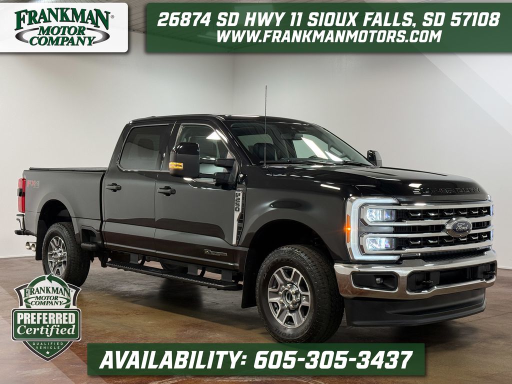 Agate Black Metallic 2023 Ford F-250 Super Duty Pickup Truck Four-Wheel Drive Automatic