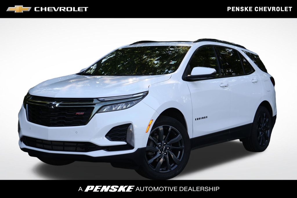 Summit White 2023 Chevrolet Equinox SUV / Crossover Four-Wheel Drive 6-Speed Automatic Overdrive