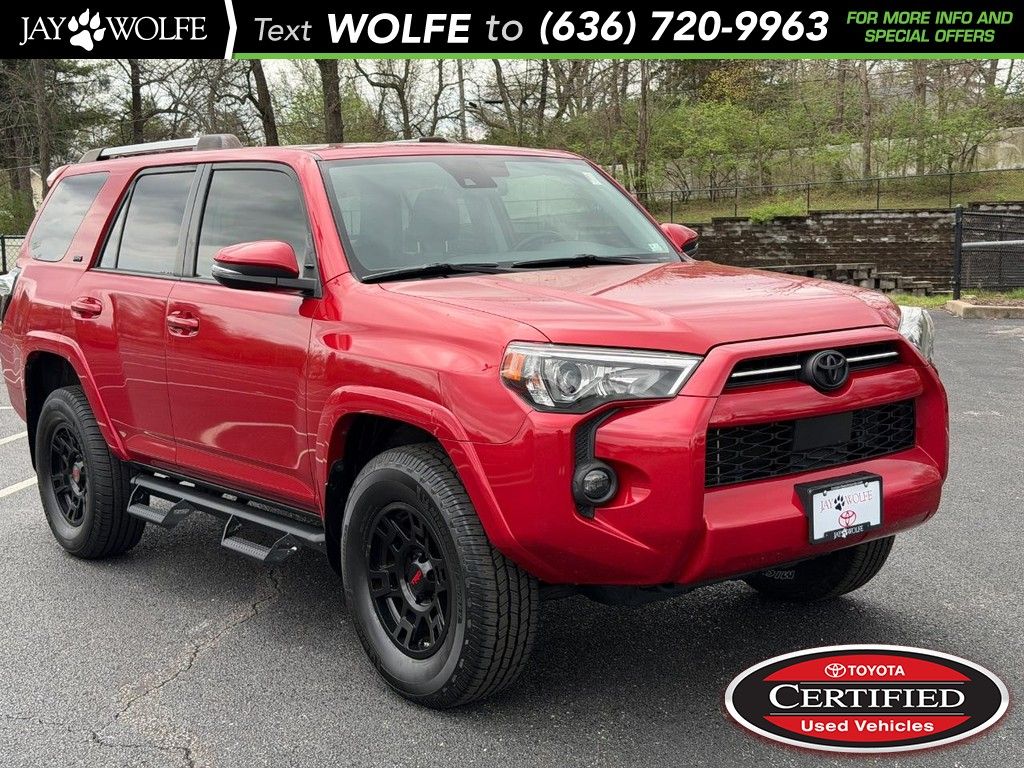 Barcelona Red Metallic 2021 Toyota 4Runner SR5 Premium 4WD SUV / Crossover Four-Wheel Drive 5-Speed Automatic Overdrive