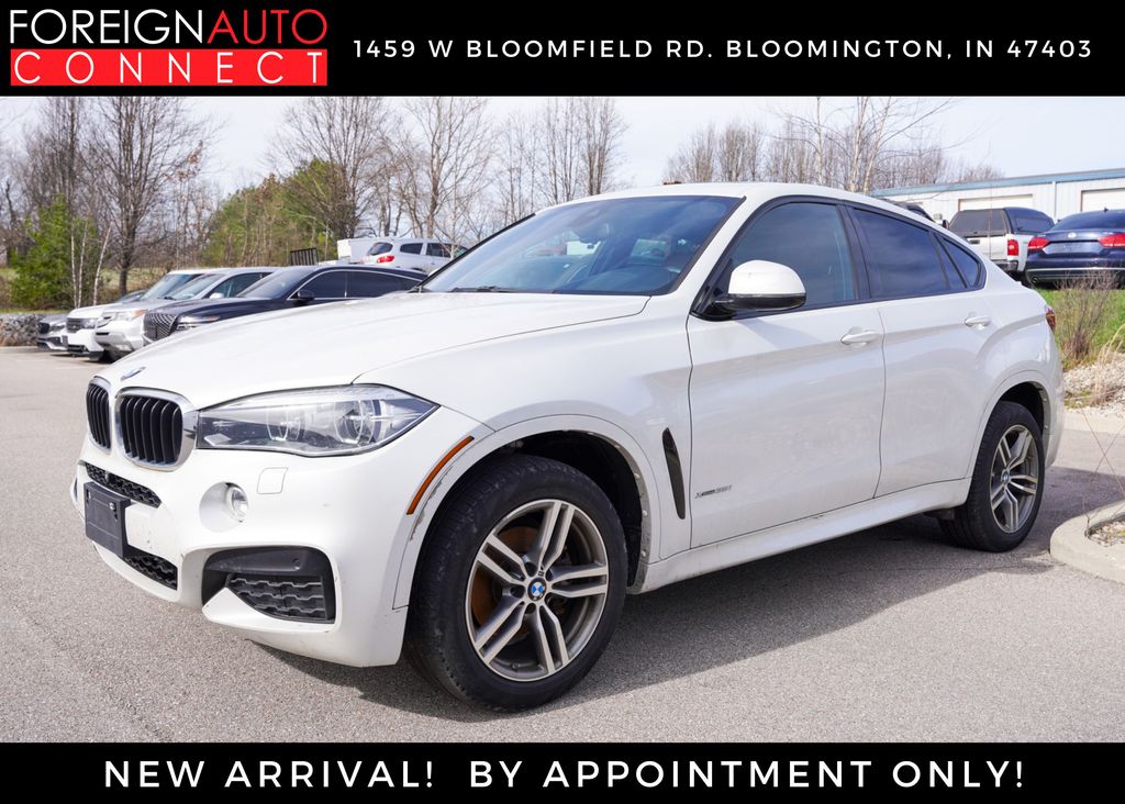 Mineral White Metallic 2017 BMW X6 xDrive35i AWD SUV / Crossover All-Wheel Drive 8-Speed Automatic