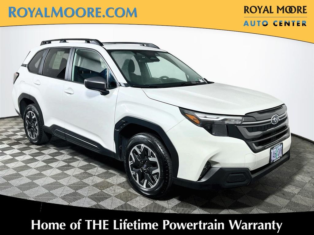 Crystal White Pearl 2026 Subaru Forester SUV / Crossover All-Wheel Drive Continuously Variable Transmission